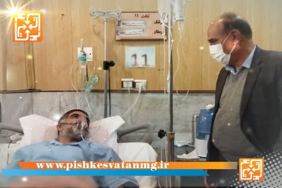 عیادت مدیرعامل شرکت پیشکسوتان از عضو و نایب رئیس هیئت مدیره جناب آقای جواهریان